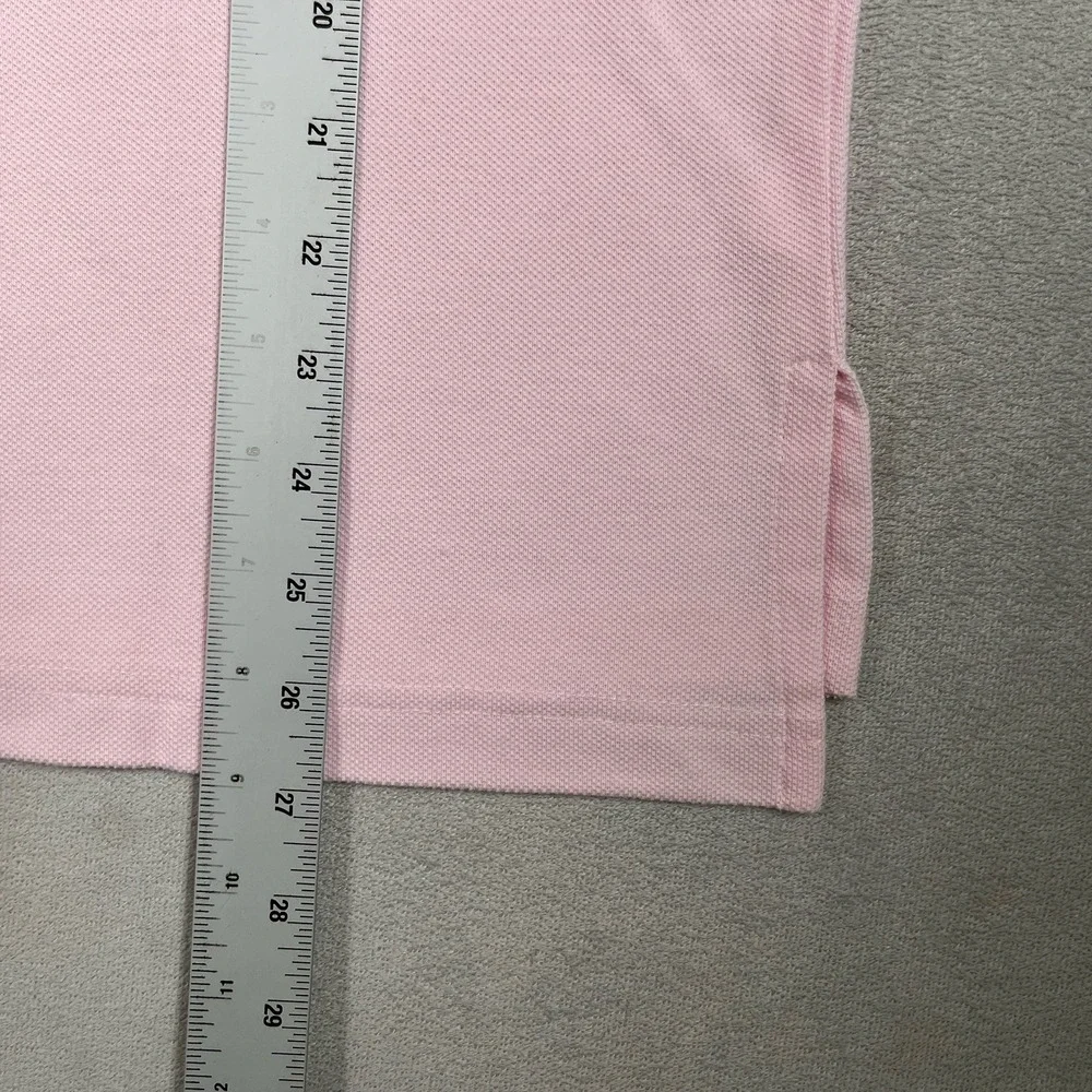 VTG-Polo Ralph Lauren Big Pony Polo Shirt L Pink Pique Knit 90's Classic  *EUC